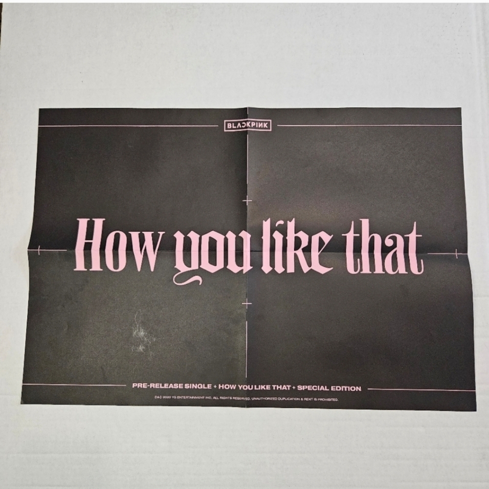 Blackpink How You Like That Poster